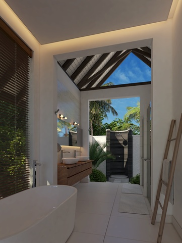  Heritance Aarah Ванная Комната Под Открытым Небом